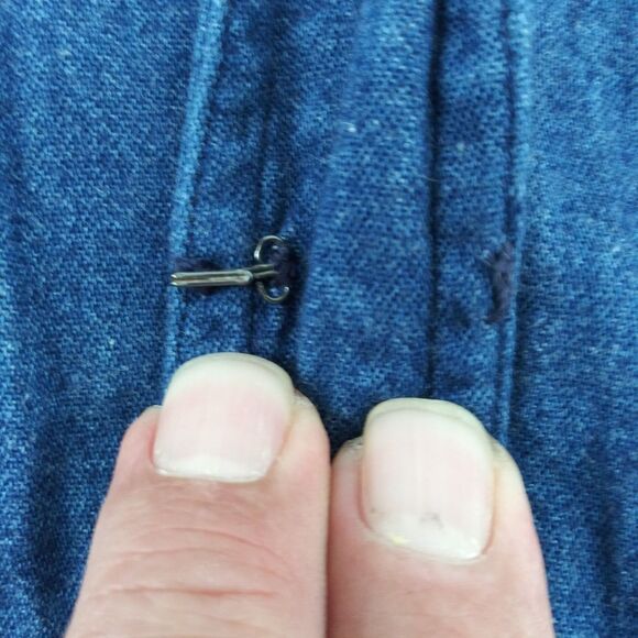 Mosaic Jacket Womens Size 8 Blue Collared Short Sleeve Open Front - Picture 7 of 8